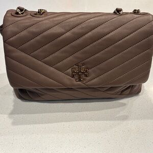 Tory Burch Tan Quilted Shoulder Bag